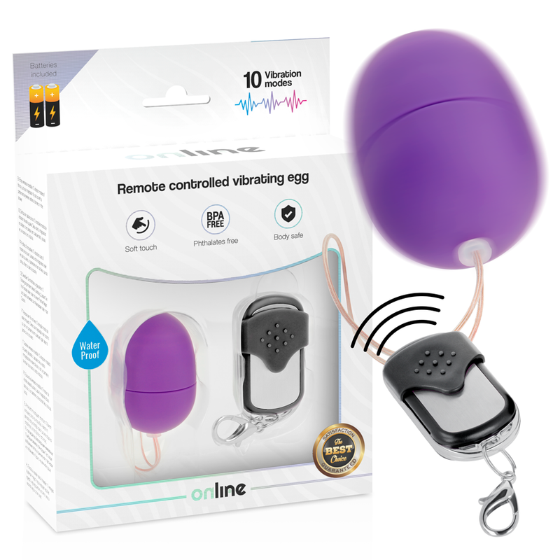 ONLINE - REMOTE CONTROL VIBRATING EGG S PURPLE - Bild 4