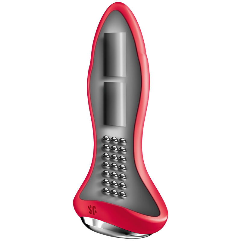 Alternative view of SATISFYER - ROTATOR PLUG 1+ VIBRATING PLUG APP RED