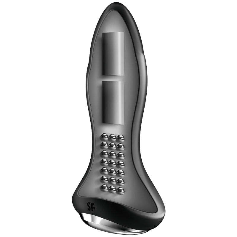 Alternative view of SATISFYER - ROTATOR PLUG 1+ VIBRATING PLUG APP BLACK