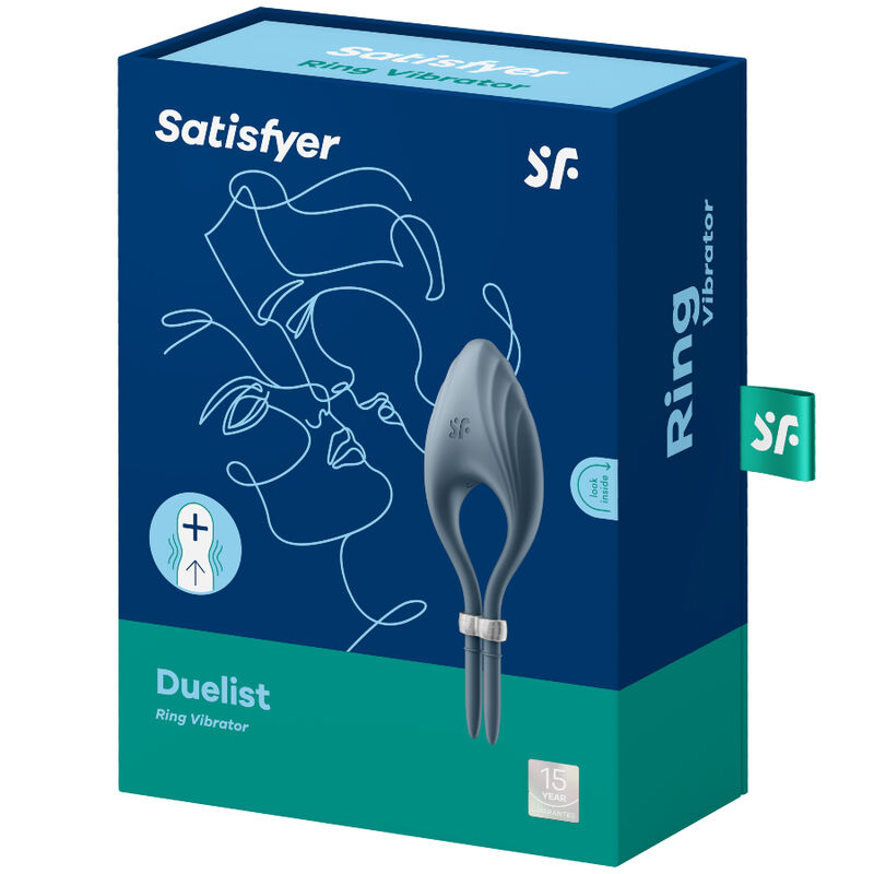 SATISFYER - DUELIST RING VIBRATOR GREY - Bild 4