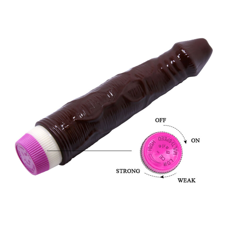 BAILE - WAVES OF PLEASURE VIBRATOR 23 CM BROWN - Bild 3