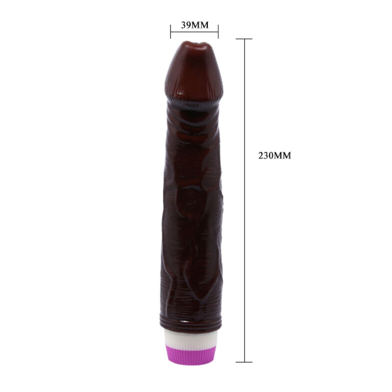 BAILE - WAVES OF PLEASURE VIBRATOR 23 CM BROWN - Bild 4