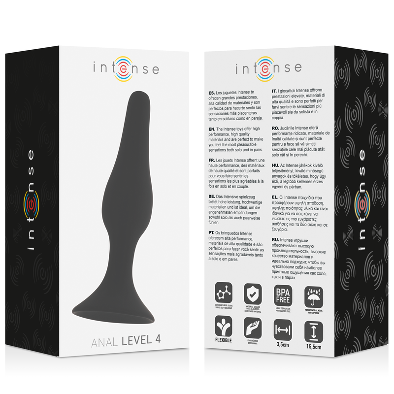 INTENSE - ANAL LEVEL 4 15.5CM BLACK - Bild 4