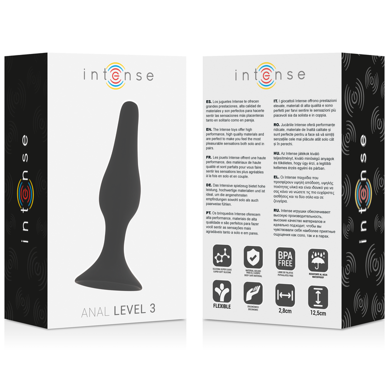 INTENSE - ANAL LEVEL 3 12.5CM BLACK - Bild 4