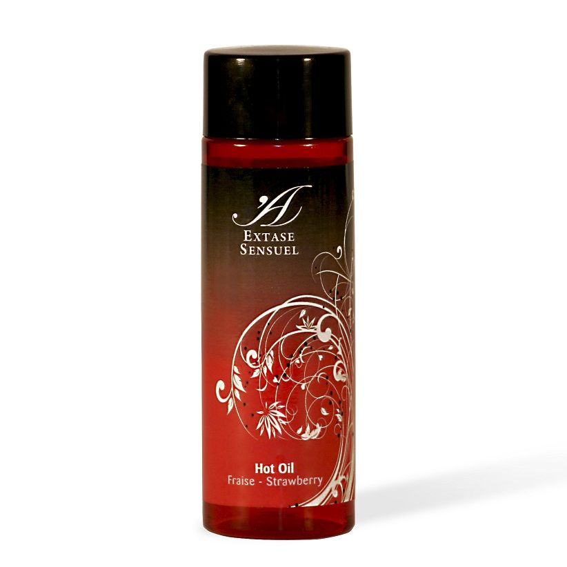 Alternative view of EXTASE SENSUAL - STRAWBERRY HEAT STIMULATING OIL 100 ML