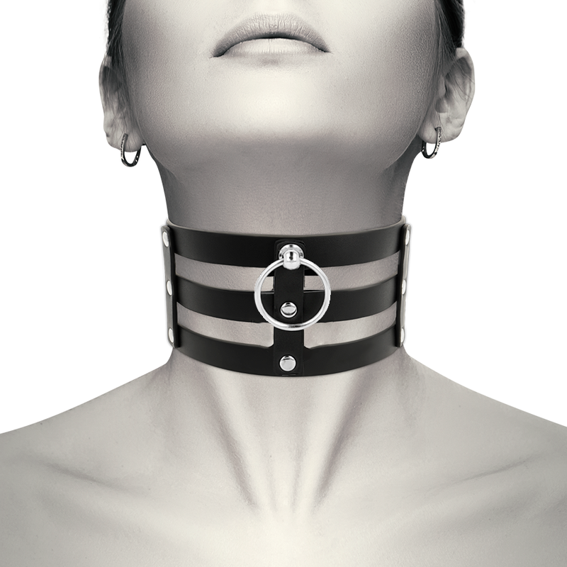 COQUETTE CHIC DESIRE - FETISH STYLE VEGAN LEATHER CHOKER - Bild 7