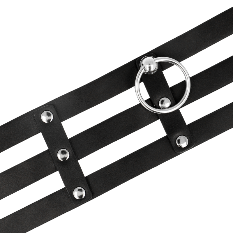 COQUETTE CHIC DESIRE - FETISH STYLE VEGAN LEATHER CHOKER - Bild 4