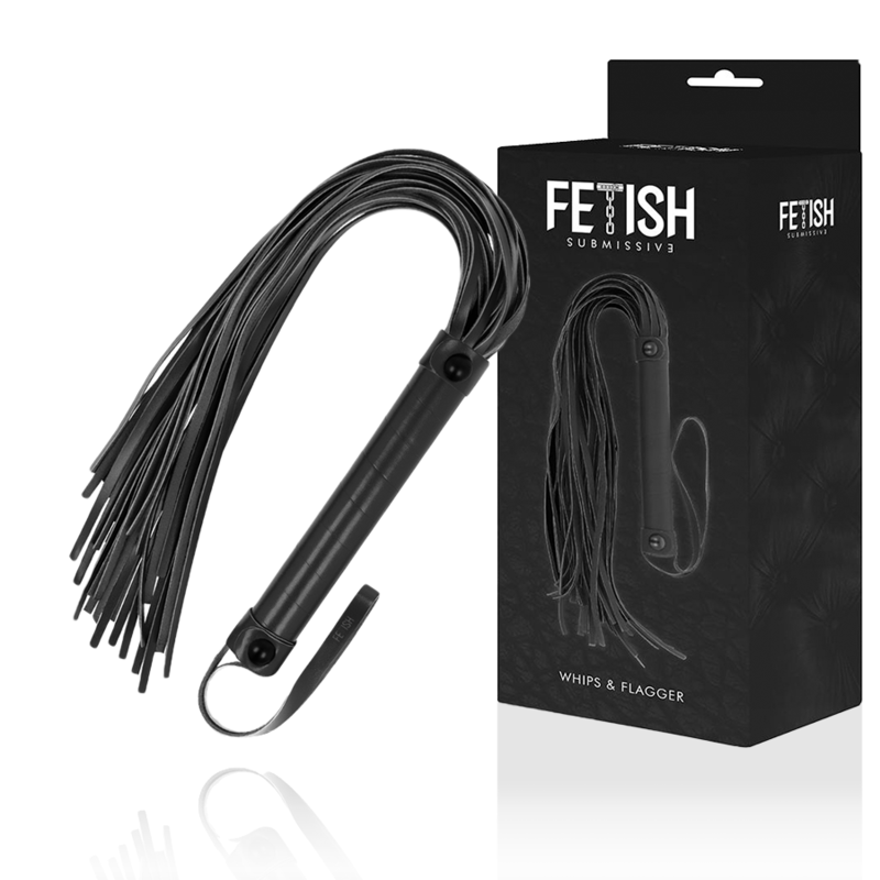 FETISH SUBMISSIVE - VEGAN LEATHER WHIP - Bild 3