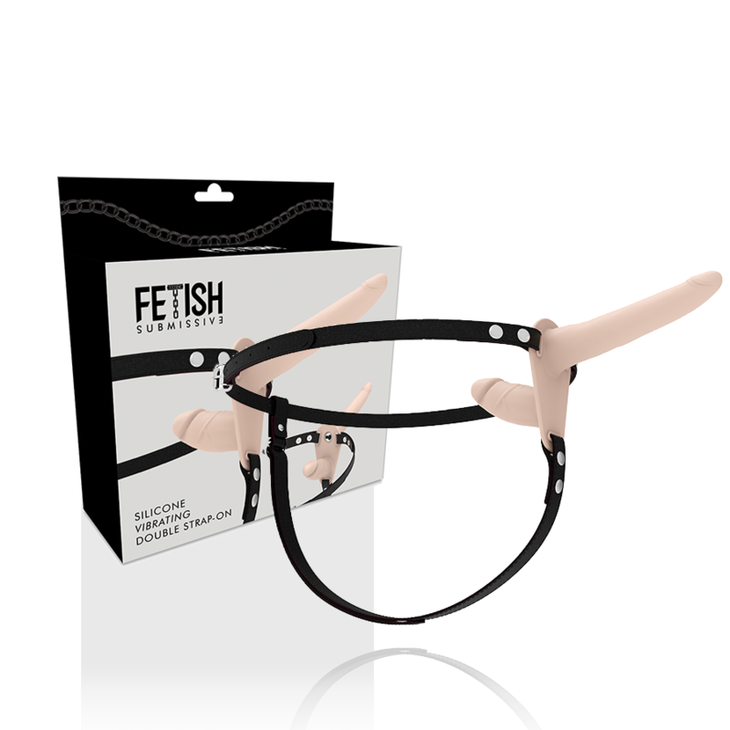 FETISH SUBMISSIVE HARNESS - DOUBLE PENETRATION FLESH UP VIBRATOR - Bild 6