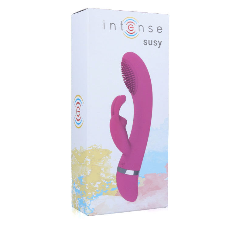 INTENSE - SUSY OSCILLATING VIBRATOR SILICONE RABBIT PINK - Bild 4
