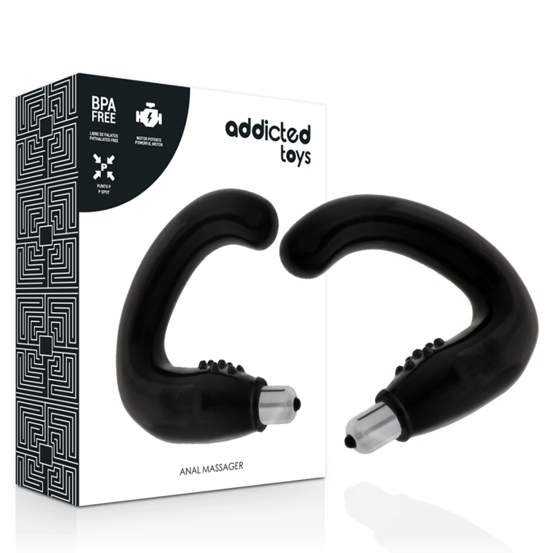 ADDICTED TOYS - ANAL MASSAGER BLACK - Bild 4