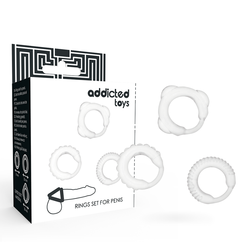 ADDICTED TOYS - C-RING SET CLEAR - Bild 4