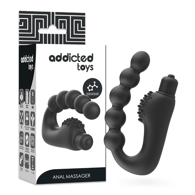 ADDICTED TOYS - ANAL MASSAGER PROSTATIC WITH VIBRATION - Bild 6