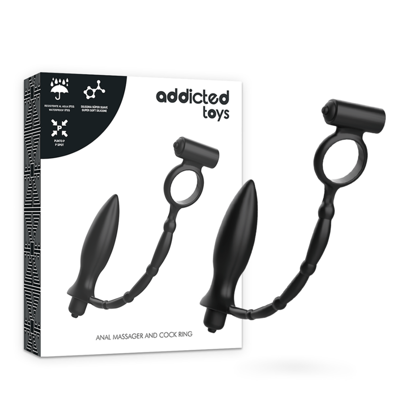 Alternative view of ADDICTED TOYS - ANAL PLUG WITH VIBRATORY RING
