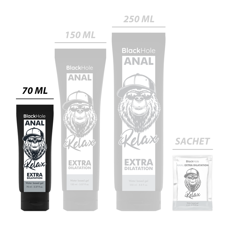 BLACK HOLE - WATER-BASED ANAL DILATION GEL 70 ML - Bild 2