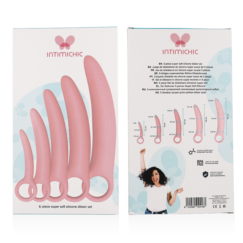 INTIMICHIC - SILICONE DILATOR 5 PIECES SET - Bild 5