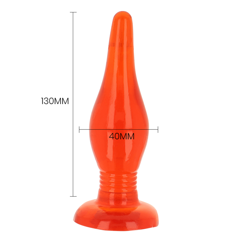 BAILE - RED SOFT TOUCH ANAL PLUG 14.2 CM - Bild 5