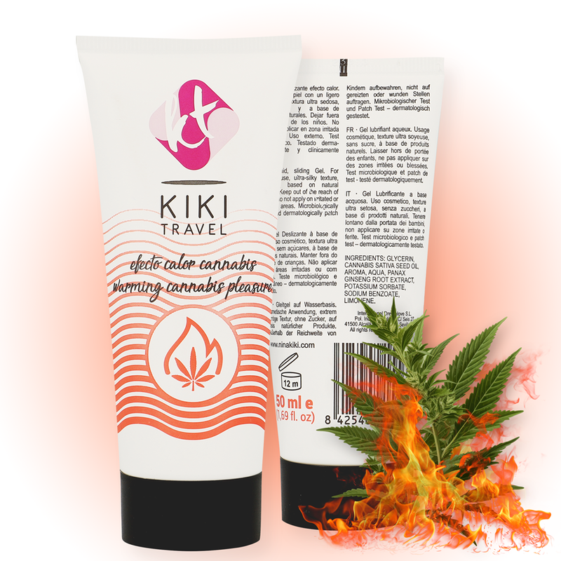 KIKÍ TRAVEL - CANNABIS HOT EFFECT LUBRICANT 50 ML - Bild 6