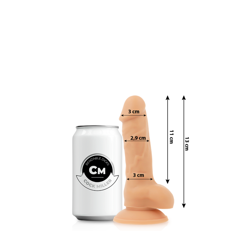Alternative view of COCK MILLER - SILICONE DENSITY COCKSIL ARTICULABLE 13 CM