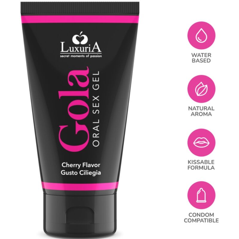 INTIMATELINE LUXURIA - ORAL SEX GEL CHERRY FLAVOR 50 ML - Bild 3
