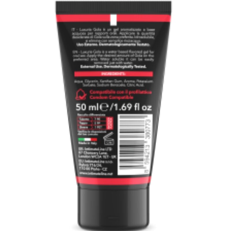 INTIMATELINE LUXURIA - ORAL SEX GEL STRAWBERRY FLAVOR 50 ML - Bild 3