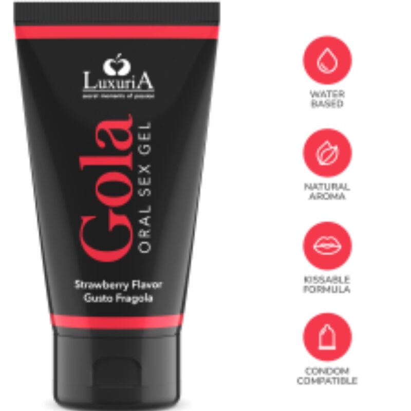 INTIMATELINE LUXURIA - ORAL SEX GEL STRAWBERRY FLAVOR 50 ML - Bild 4