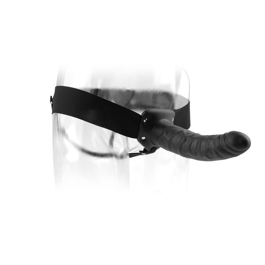 FETISH FANTASY SERIES - 19 CM HOLLOW STRAP-ON BLACK - Bild 3