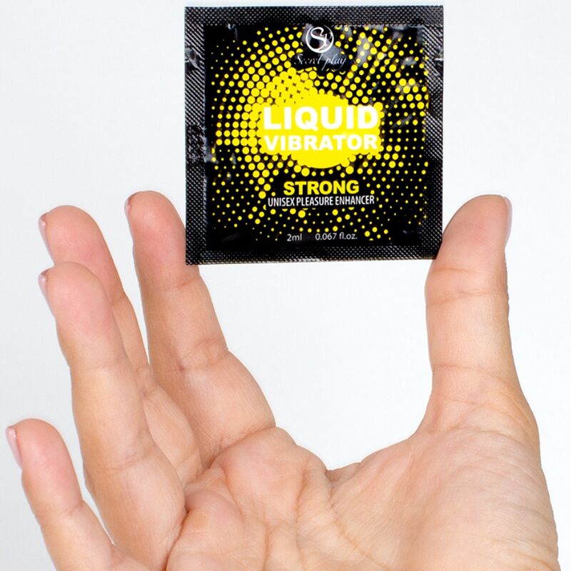 SECRETPLAY - SINGLE DOSE VIBRATOR LIQUID STRONG 2 ML - Bild 3