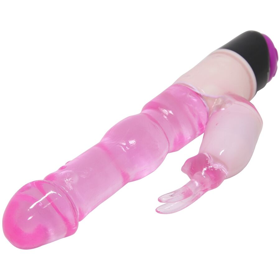 BAILE - WAVES OF PLEASURE FANTASY VIBRATOR WITH RABBIT 23 CM - Bild 4
