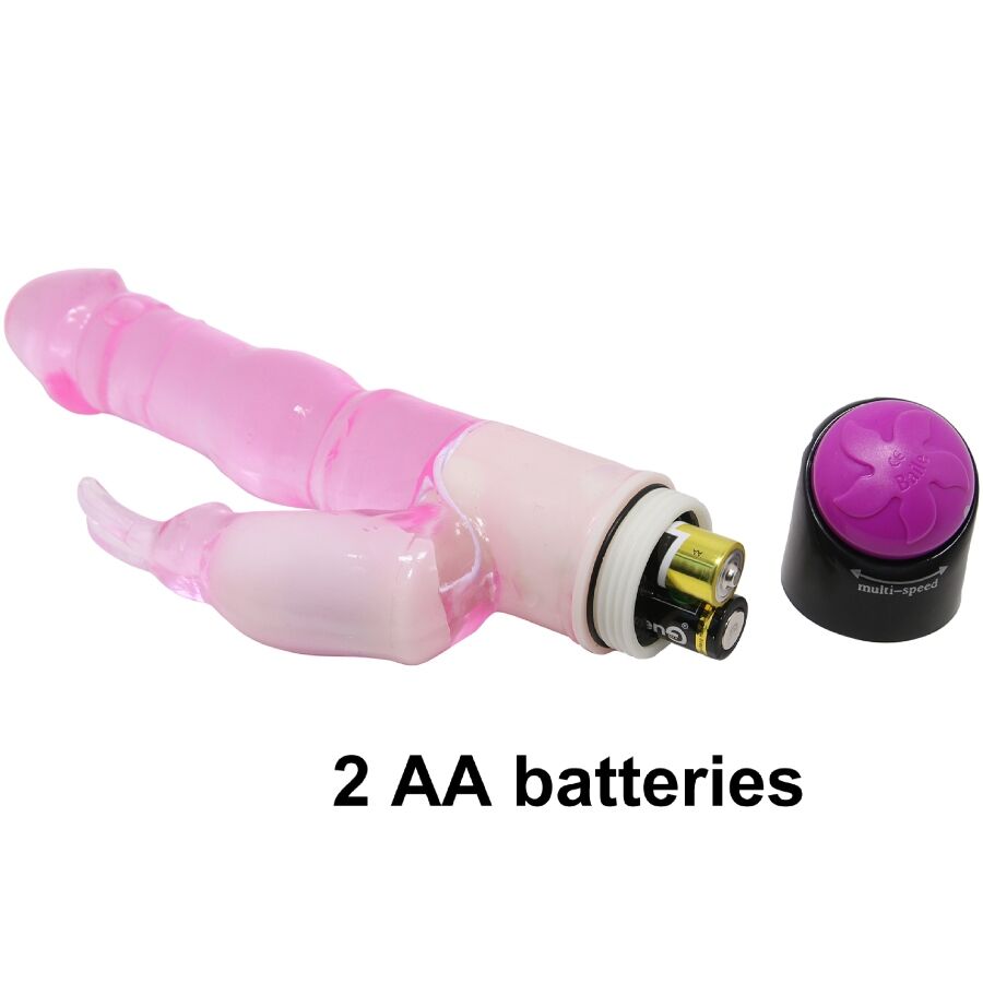 BAILE - WAVES OF PLEASURE FANTASY VIBRATOR WITH RABBIT 23 CM - Bild 5