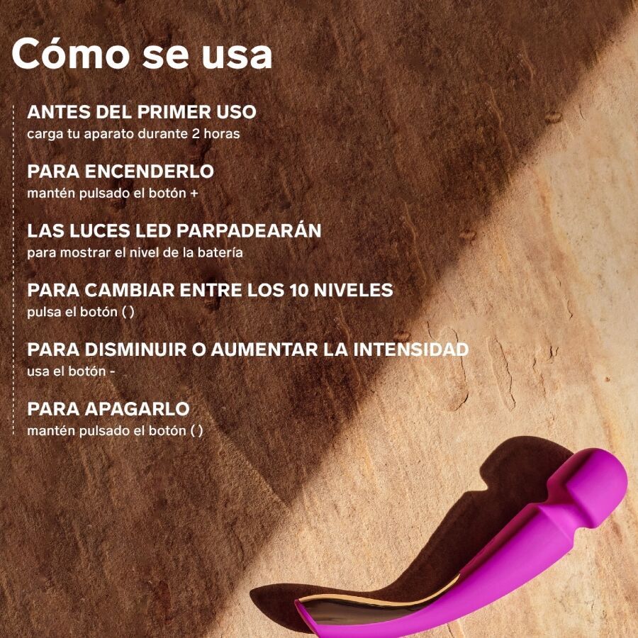 LELO - SMART MEDIUM WAND 2 OCEAN BLUE MASSAGER - Bild 6