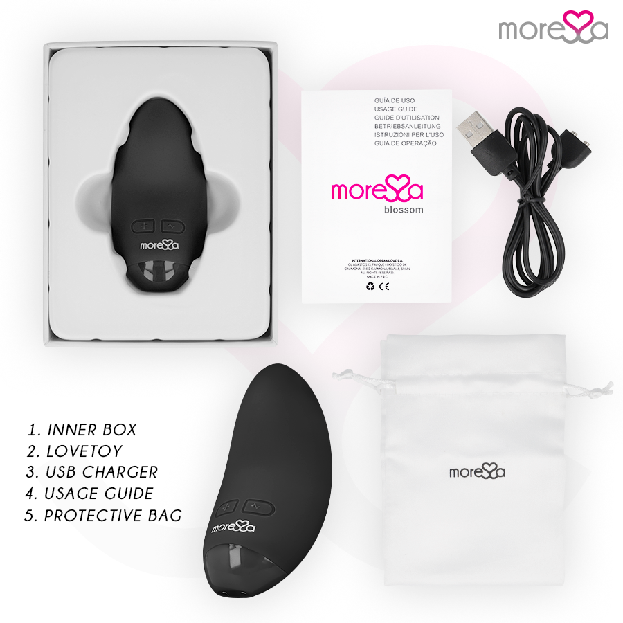 MORESSA - BLOSSOM BLACK VIBRATOR - Bild 3