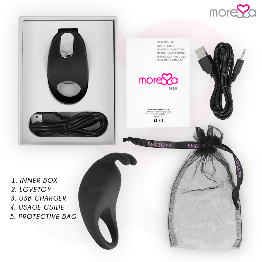 MORESSA - BRAD PREMIUM SILICONE RECHARGEABLE BLACK - Bild 6