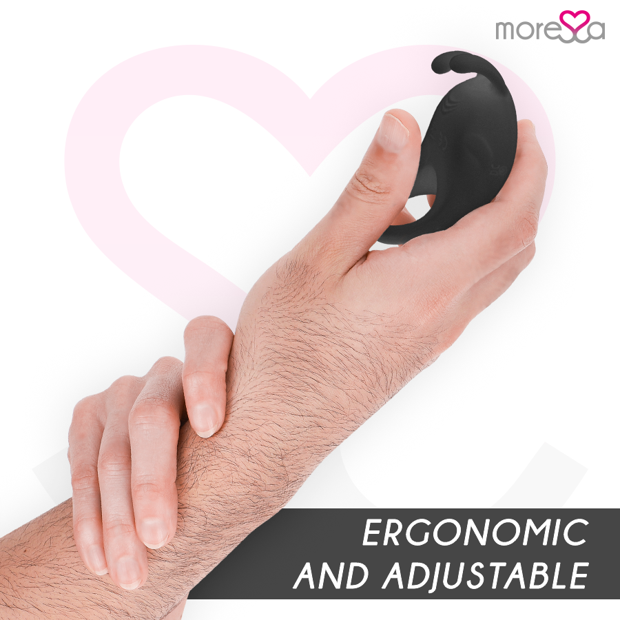 MORESSA - BRAD PREMIUM SILICONE RECHARGEABLE BLACK - Bild 5