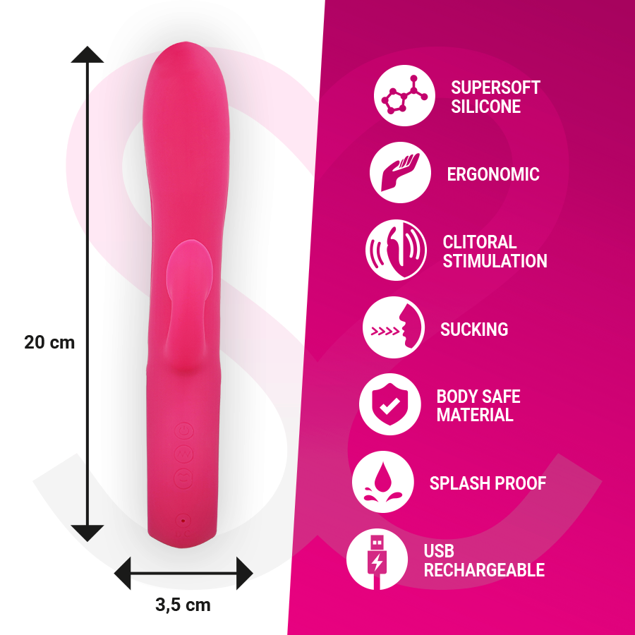 MORESSA - DUSTIN CLITORAL SUCTION AND POWERFUL VIBRATION PREMIUM SILICONE RECHARGEABLE - Bild 6