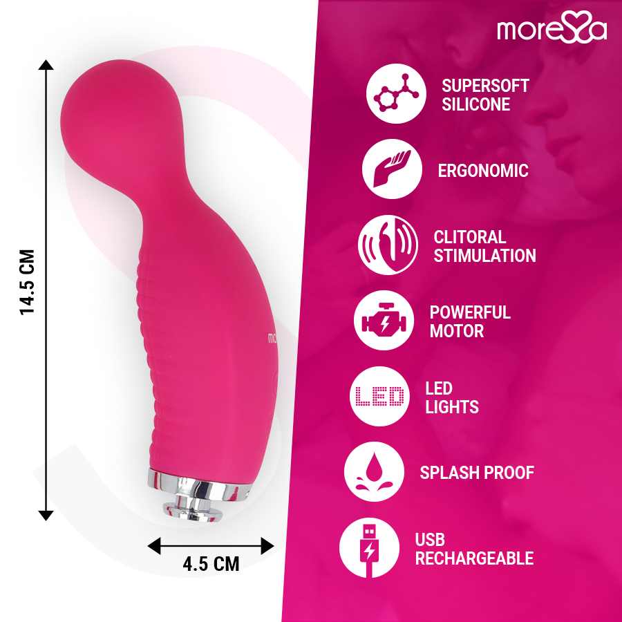 MORESSA - KIRK DUO SUCTION + MULTI-PERFORMANCE MASSAGER PREMIUM SILICONE RECHARGEABLE - Bild 4