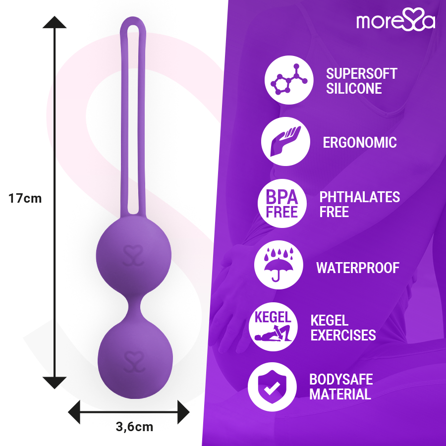MORESSA - OSIAN THREE PREMIUM LILAC SILICONE - Bild 3