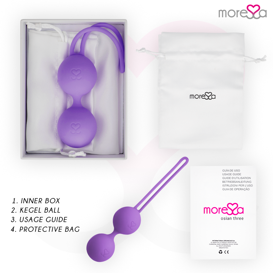 MORESSA - OSIAN THREE PREMIUM LILAC SILICONE - Bild 4