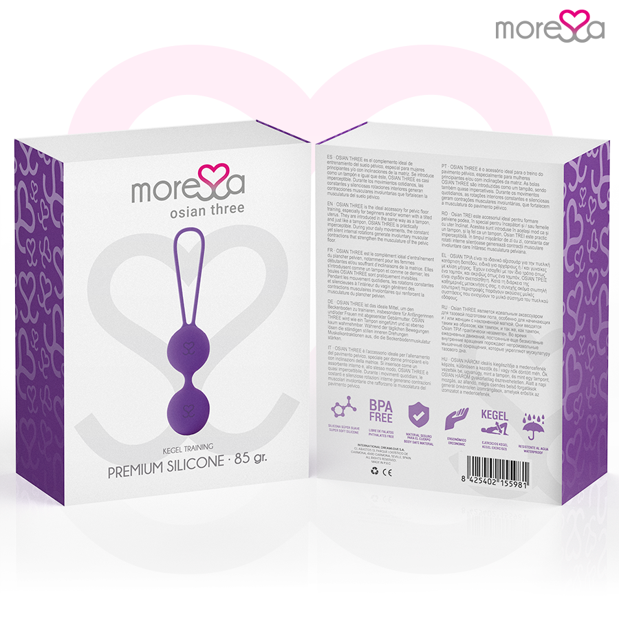 MORESSA - OSIAN THREE PREMIUM LILAC SILICONE - Bild 7