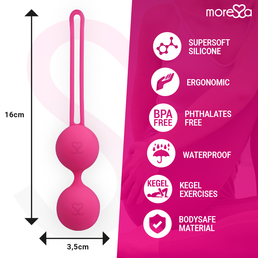 MORESSA - OSIAN TWO PREMIUM SILICONE PINK - Bild 4