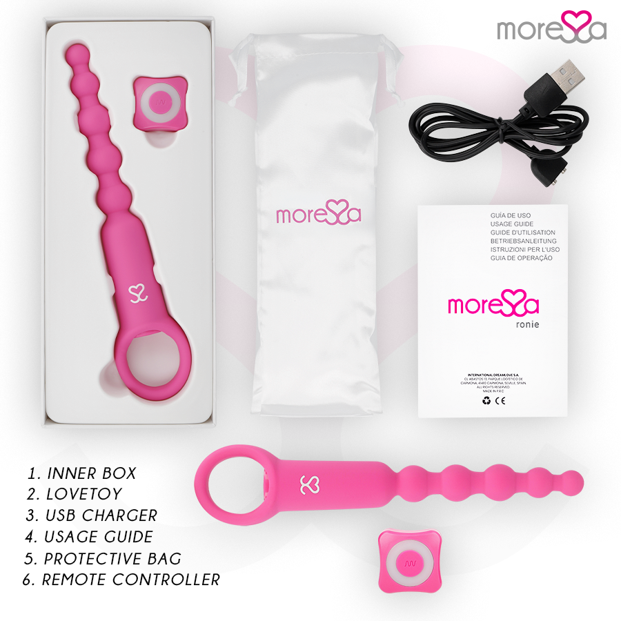 MORESSA - RONIE REMOTE CONTROL ANAL PLEASURE PINK - Bild 6