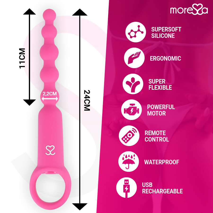 MORESSA - RONIE REMOTE CONTROL ANAL PLEASURE PINK - Bild 4