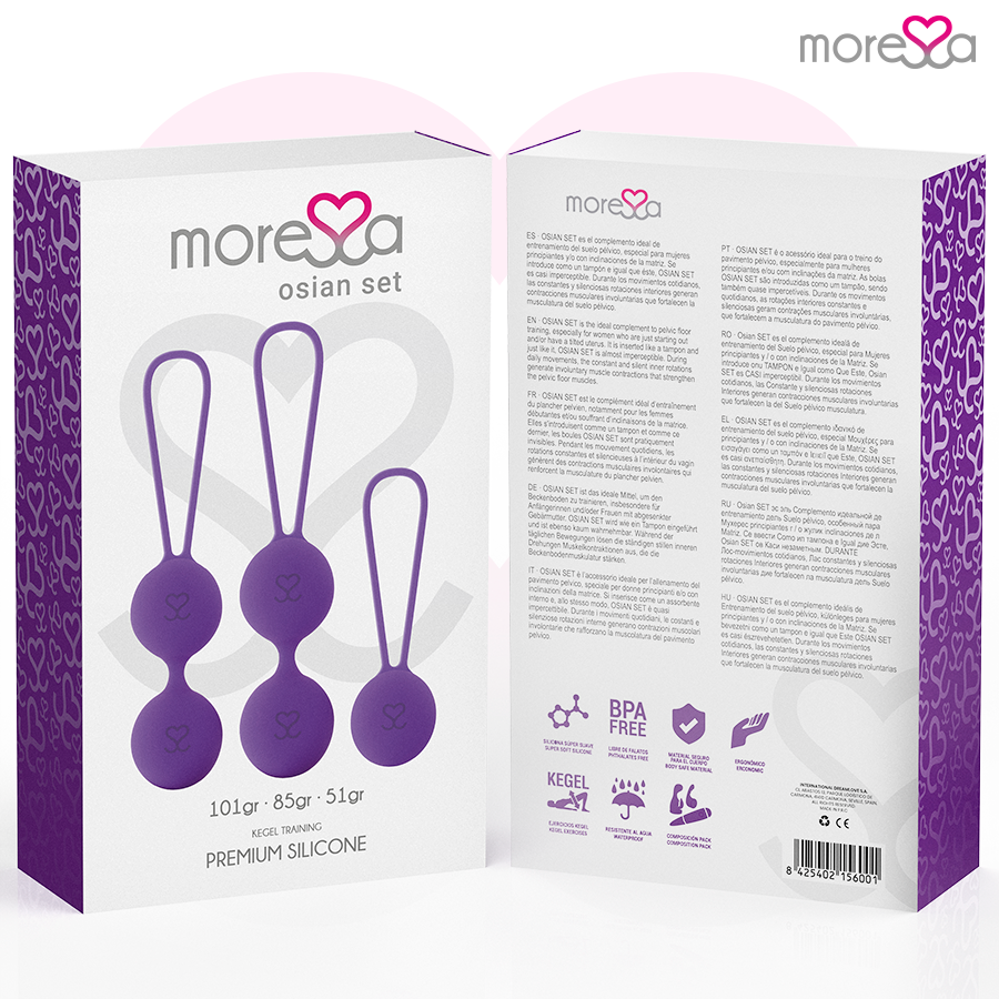 MORESSA - OSIAN SET PREMIUM LILAC SILICONE - Bild 6