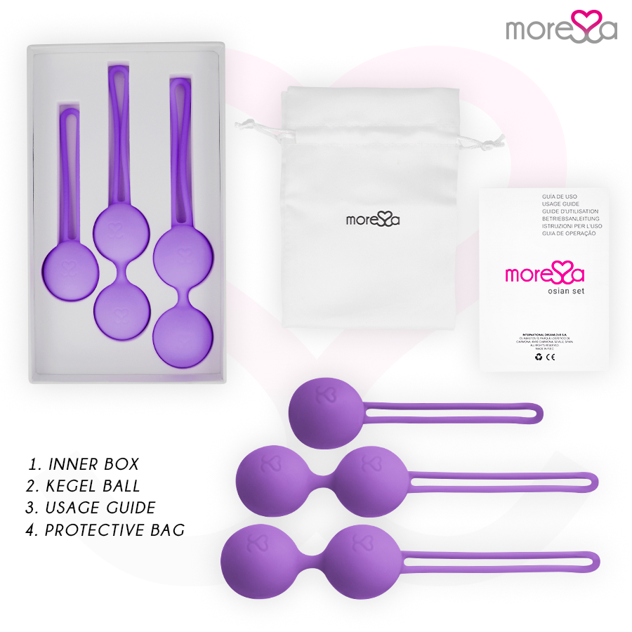 MORESSA - OSIAN SET PREMIUM LILAC SILICONE - Bild 7