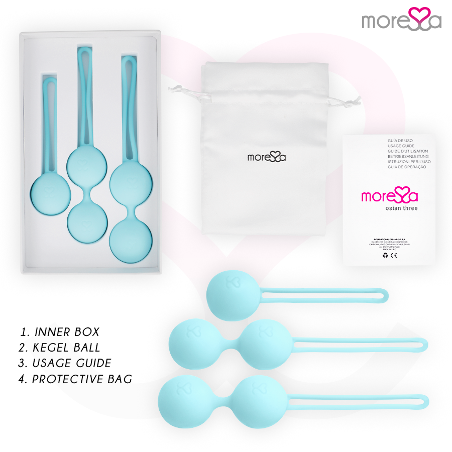 MORESSA - OSIAN SET PREMIUM TURQUOISE SILICONE - Bild 5