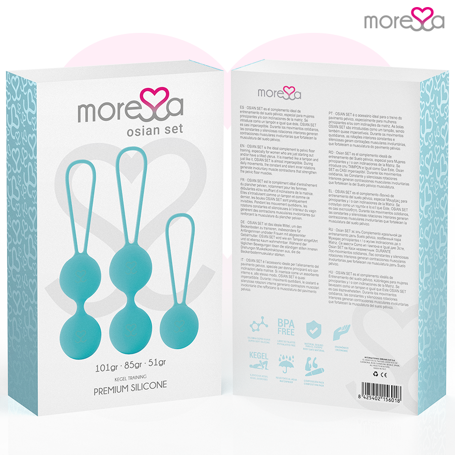 MORESSA - OSIAN SET PREMIUM TURQUOISE SILICONE - Bild 7