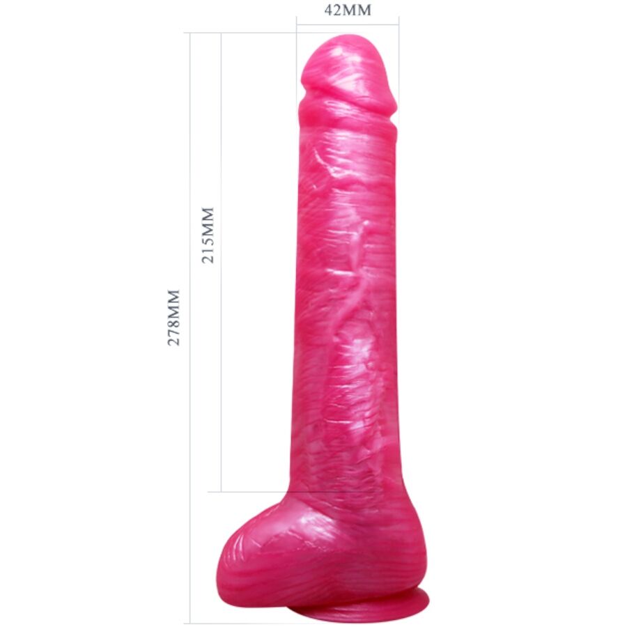BAILE - REALISTIC PINK DILDO DONG WITH SUCTION CUP - Bild 4