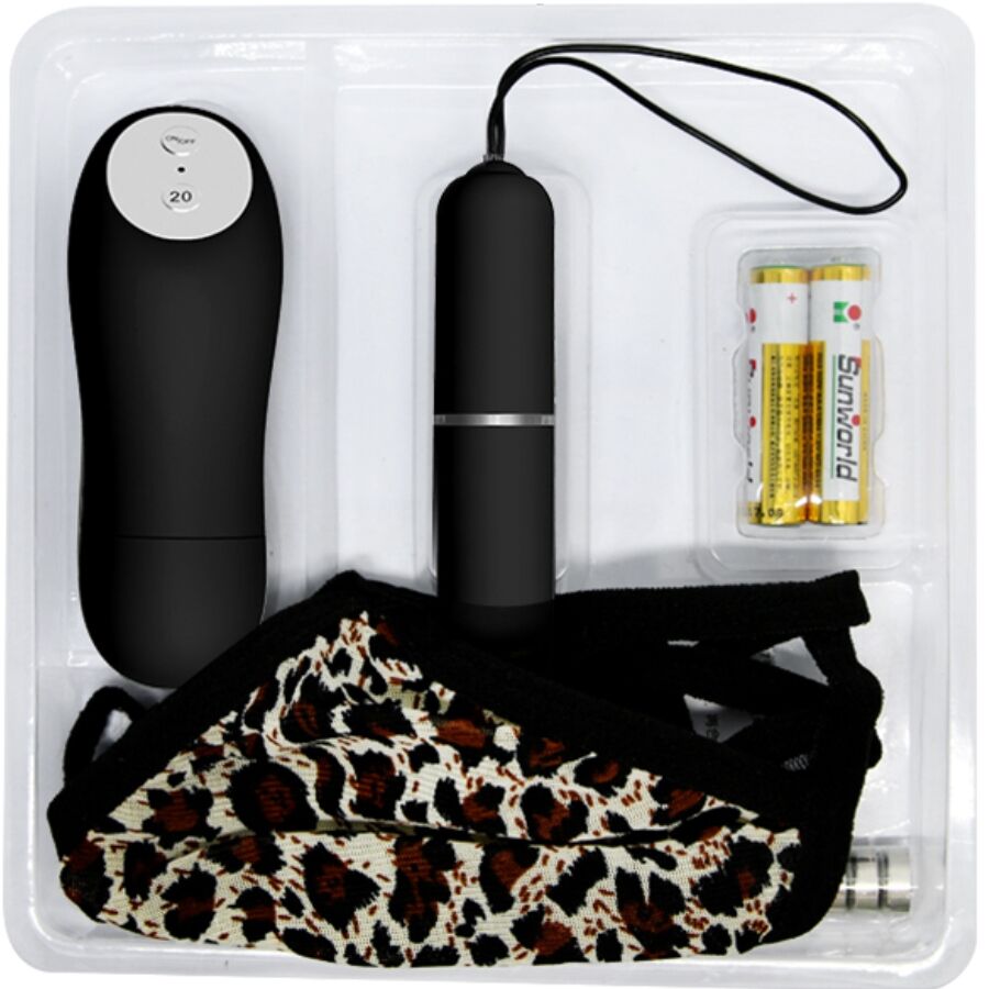 BAILE - THONG WITH VIBRATING BULLET AND REMOTE CONTROL BLACK - Bild 5