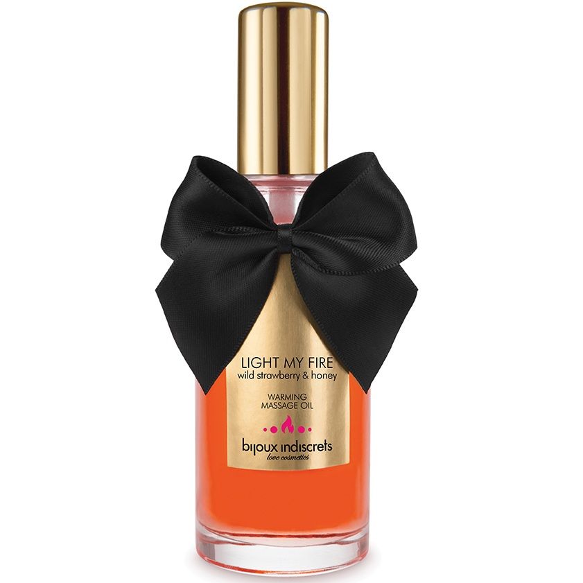 BIJOUX - MASSAGE OIL HEAT EFFECT STRAWBERRY AROMA - Bild 3