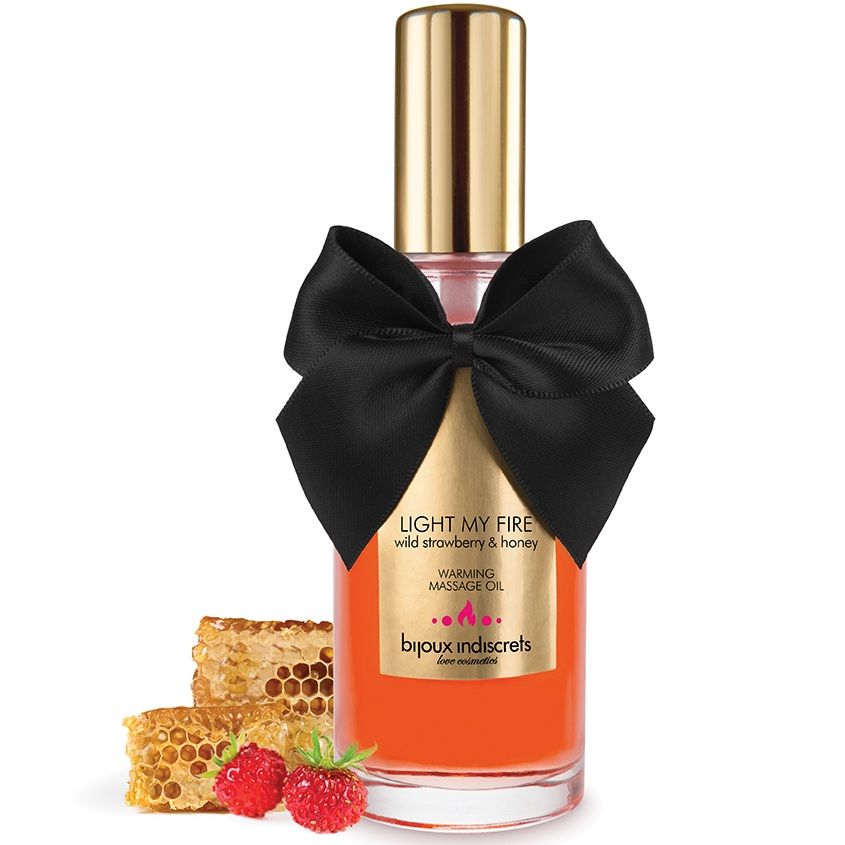 Alternative view of BIJOUX - MASSAGE OIL HEAT EFFECT STRAWBERRY AROMA